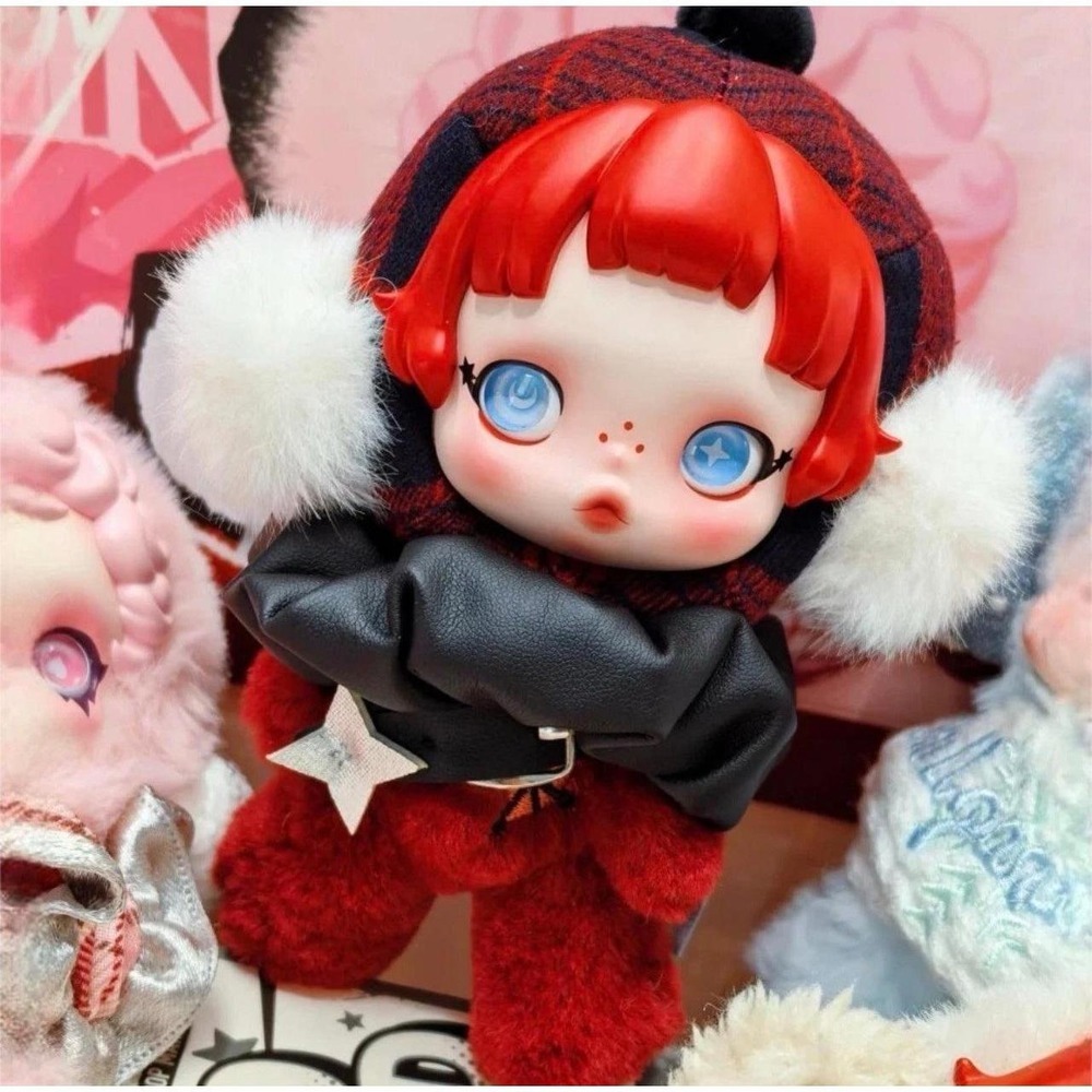 POP MART SKULLPANDA Winter Symphony Plush Series Rock On Pendant
